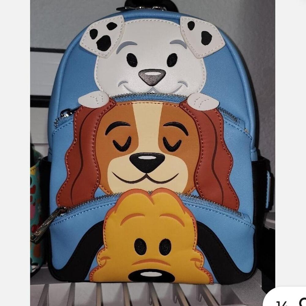 Loungefly disney dogs mini backpack